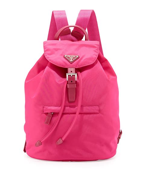 prada vela one shoulder backpack pink|prada fanny pack nylon.